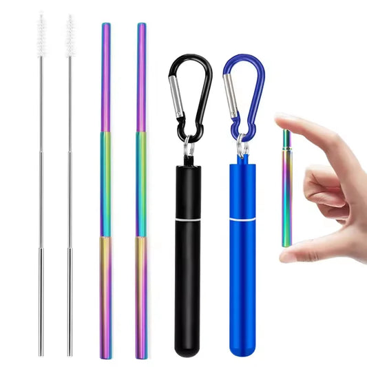 'Straw Stopper' Reusable Metal Straw