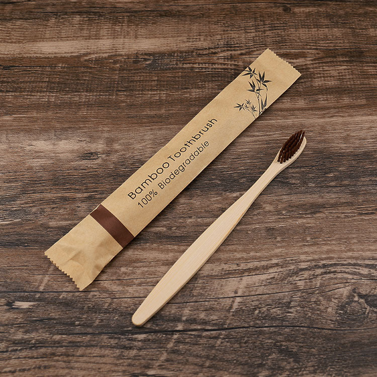 Flat Bamboo Toothbrush