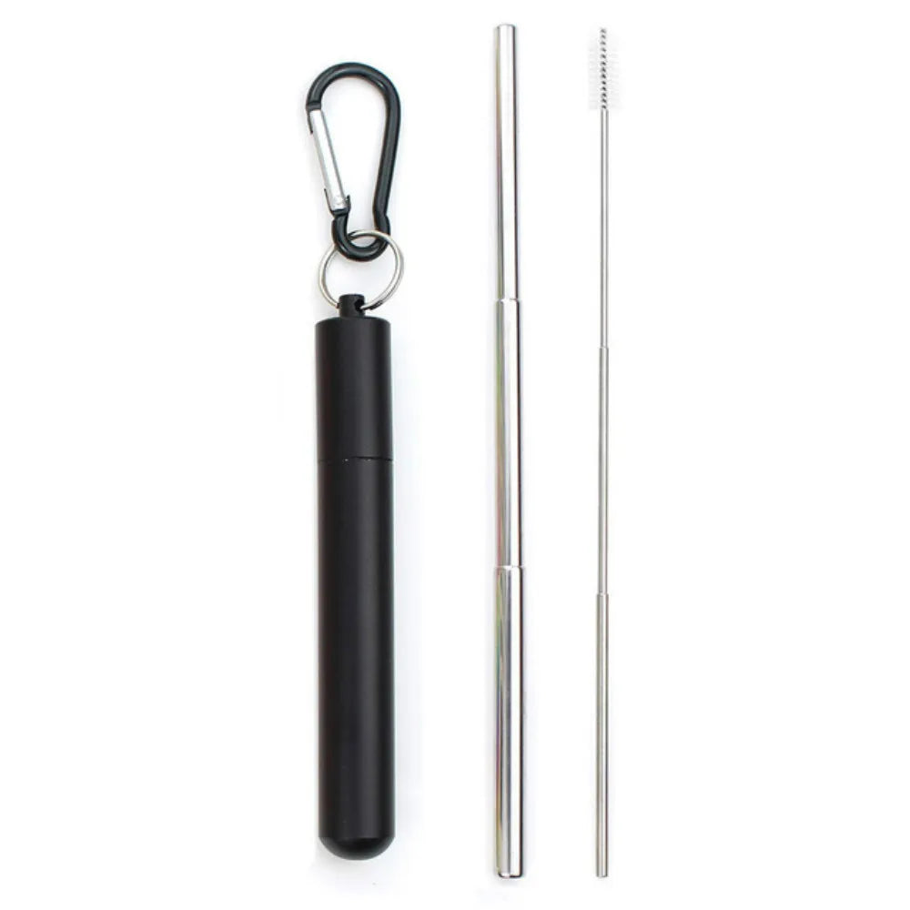 'Straw Stopper' Reusable Metal Straw