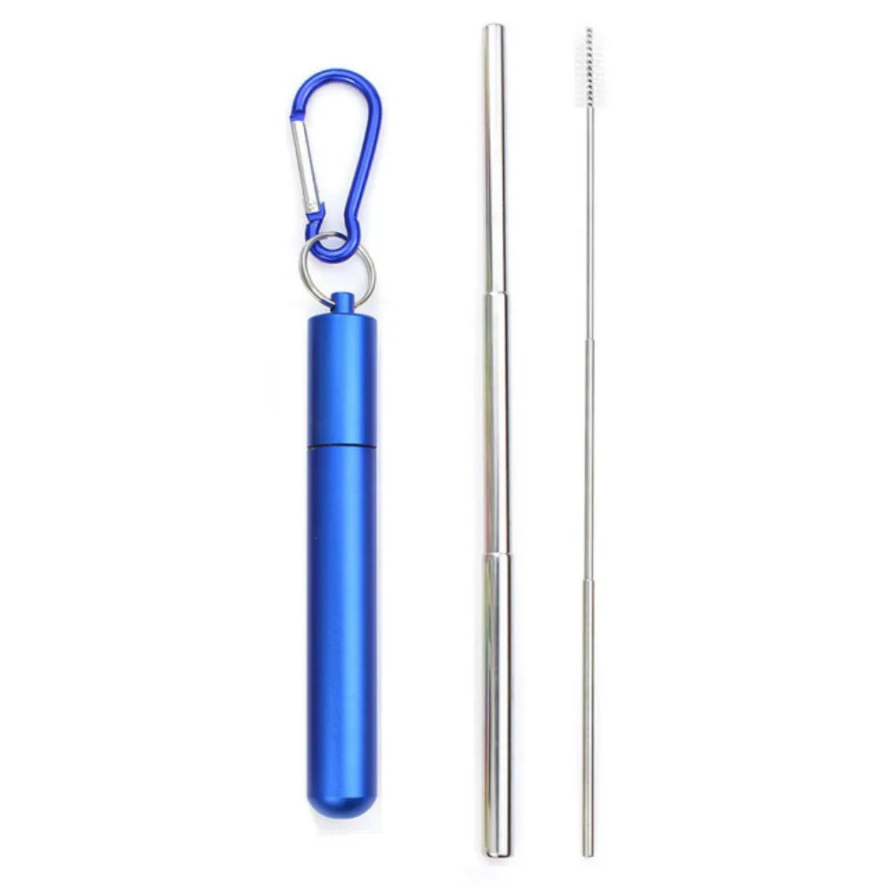 'Straw Stopper' Reusable Metal Straw
