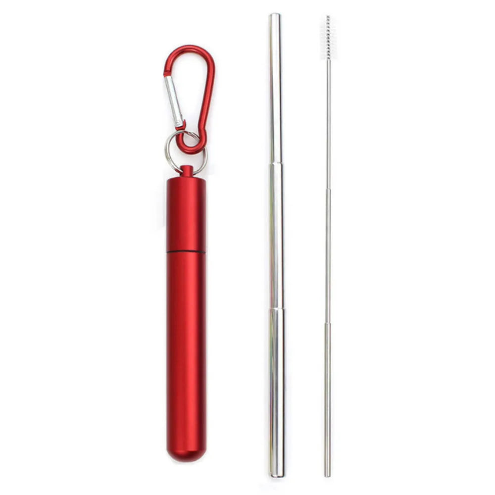 'Straw Stopper' Reusable Metal Straw
