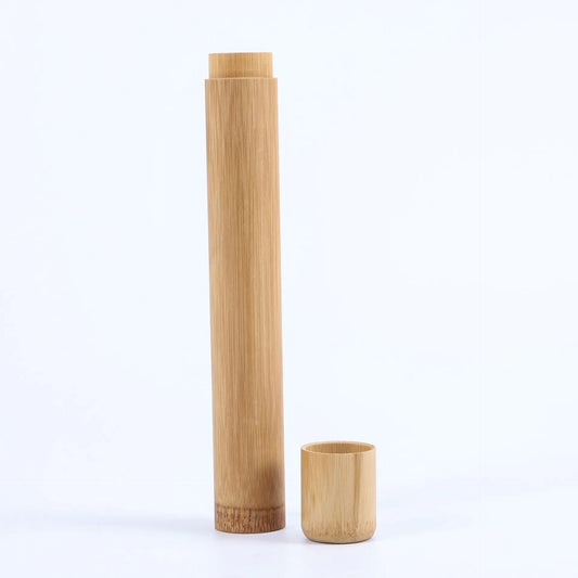 Bamboo Tube Travel Accessory for Bamboo Toothbrush